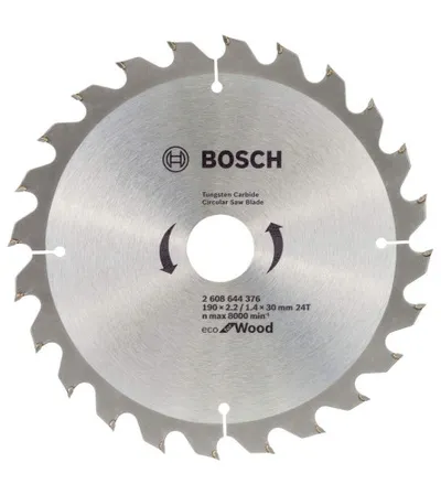 BOSCH List kružne pile 190x30mm 24Z 2608644376