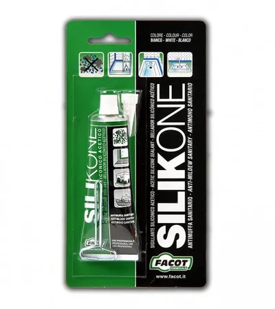 FACOT Silikon otporan na plijesni 50g bijeli SILANTIBI0050