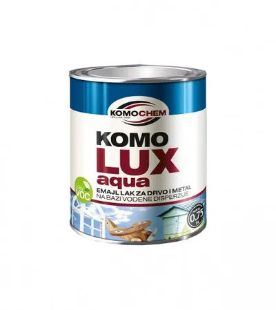 KOMOCHEM Boja emajl aqua za drvo i metal 0,75l crvena