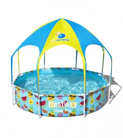 BESTWAY Bazen sa tendom UV zaštita 244x51cm 56432