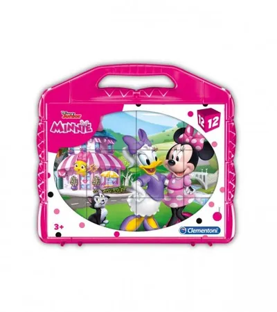 CLEMENTONI Igračka puzzle Minnie Mouse u koferu 12 kockica 175842