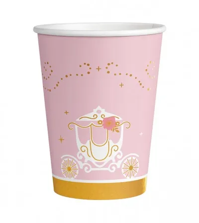 AMSCAN Čaše rođendanske PRINCESS 250ml 9906313