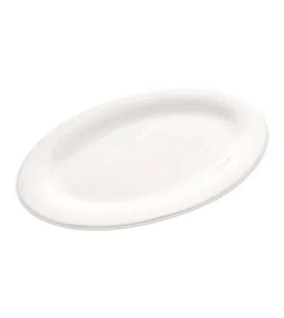 MASTER Oval keramički 25x18cm bijeli 01200054