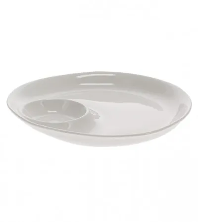 MASTER Oval sa posudom za sos 26cm bijela 01200069