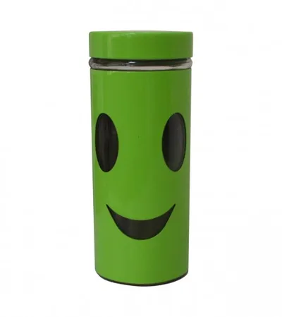 MASTER Posuda za začine staklena 1000ml Smiley mix boja 01200512