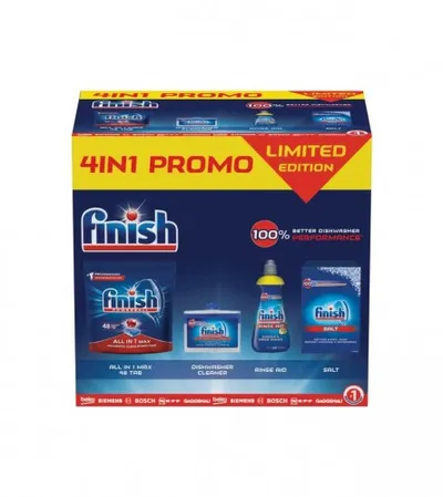 FINISH Set za perilicu posuđa 4u1 All In