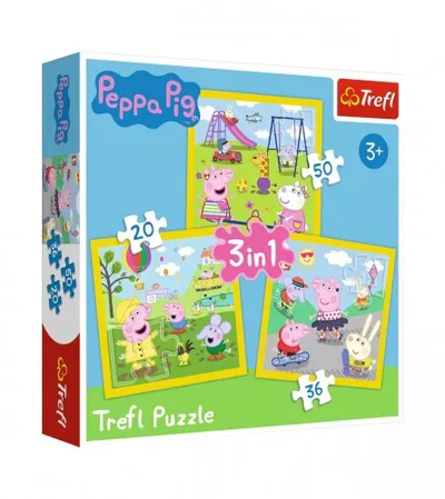 TREFL Igračka puzzle Pepa Pig 3/1 307849