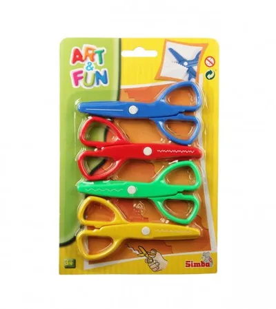 SIMBA Igračka makazice sa ukrasnim rezom 4/1 Art and Fun 349027