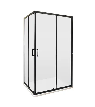 MASTER Staklo tuš kabine 90x90x195cm LP-530-3 Crni profil