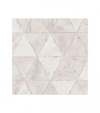GRANDECO Tapeta sivo bijeli romb 10,05x0,53 IF3101