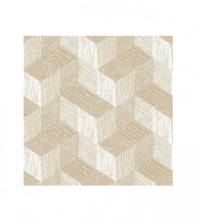 GRANDECO Tapeta 3D bež kocka 10,05x0,53 JF3301