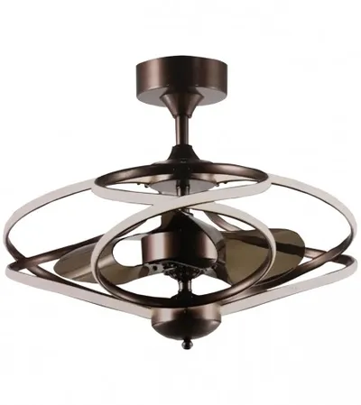 MASTER Luster LED sa ventilatorom fi.63,5cm CELL238-3