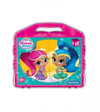 CLEMENTONI Igračka puzzle kocke Shimmer and Shine u koferu 175858