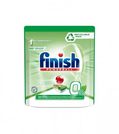 FINISH Tablete za pranje posuđa ECO 0% 70/1