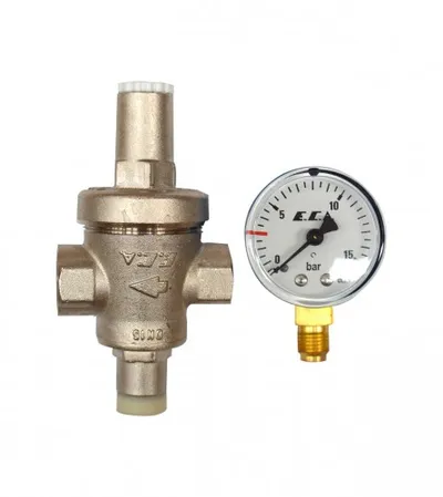 E.C.A. Regulator pritiska sa manometrom 1/2” 602111005