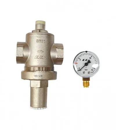 E.C.A. Regulator pritiska sa manometrom 1” 602111042