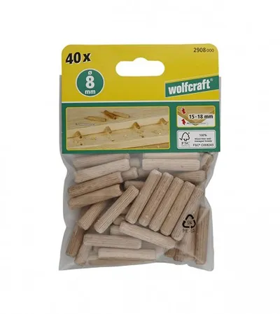 WOLFCRAFT Tiplo drveno 8x40mm 40/1 2908000