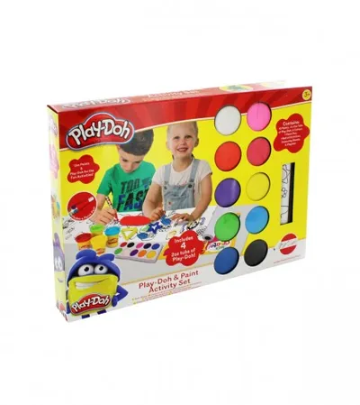 PLAY DOH Igračka set plastelin i bojice 45280978