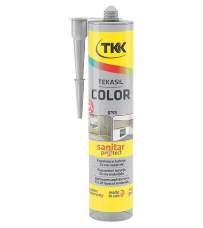 TKK Silikon sanitarni Neutral 300ml Sivi