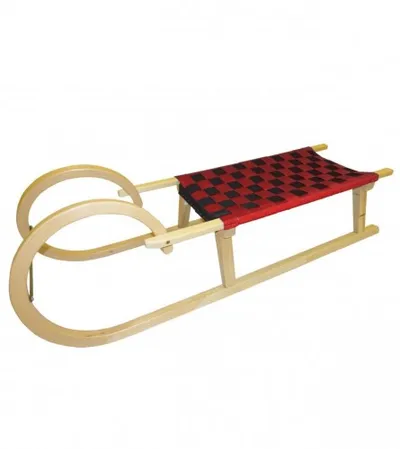 BOHEMIA SPORT Sanke drvene BOB 100cm 6116010
