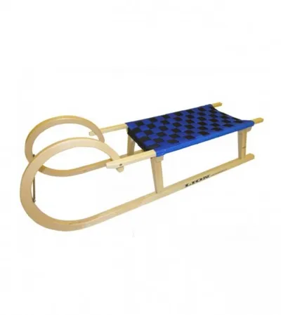 BOHEMIA SPORT Sanke drvene BOB 125cm 6116025