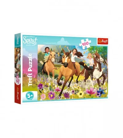 SPIRIT Igračka puzzle Bibi i Tin 100/1 397362