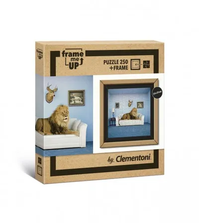 CLEMENTONI Igračka puzzle lav sa okvirom 250/1 181112