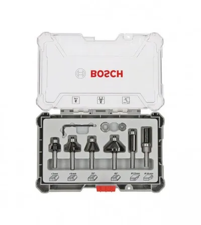 BOSCH Glodalo za rubove set 6/1 6mm 2607017468