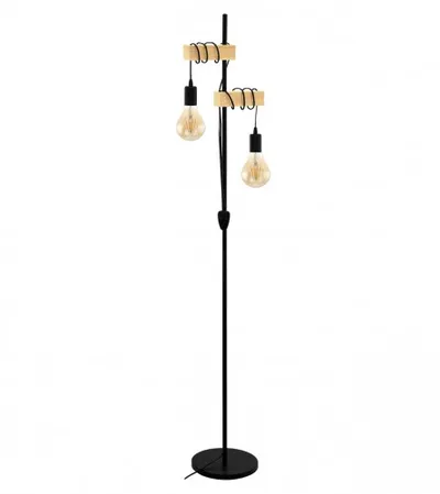 MASTER Lampa stojeća retro 40W SA3084/2F-BK