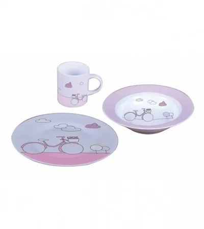 SAMBONET Set za ručavanje dječiji Pink Bike Baby 3/1 5901027