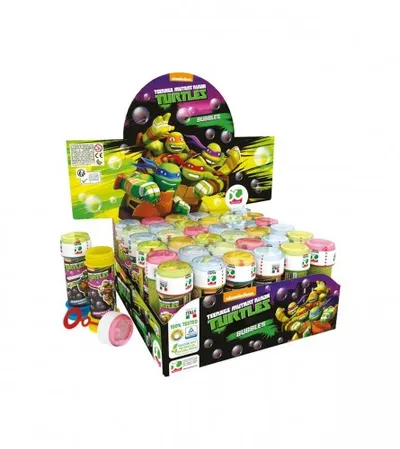 NICKELODEON Igračka puhalo za balončiće Ninja kornjače 60ml 178255
