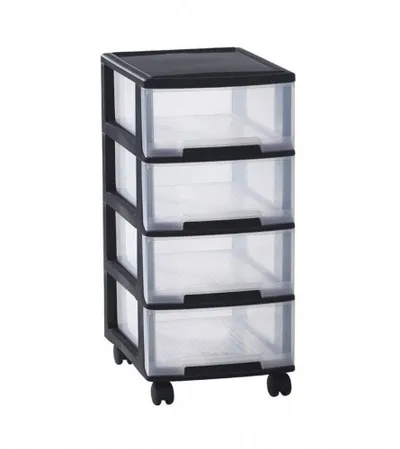CURVER Ladičar PVC sa točkićima 4x8l 197796