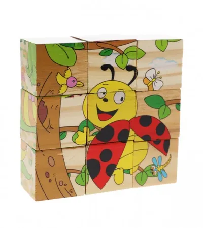 MASTER Igračka kocke drvene 10x10cm 01210349