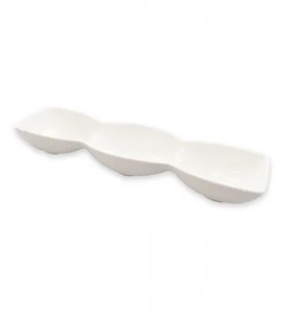 MASTER Posuda keramička 37x10cm bijela 01210836
