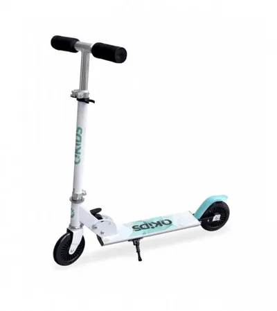 QKIDS Romobil alu FLO HUBA00012 Bijelo/plavi