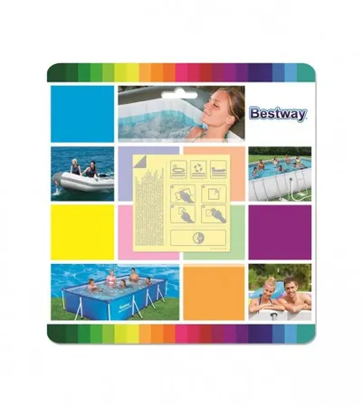 BESTWAY Zakrpe za popravku bazena 6,5x6,5cm 62091