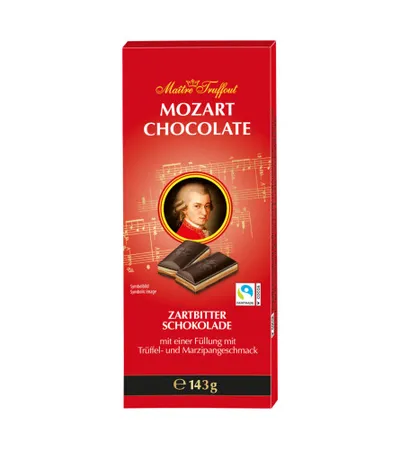 MAITRE TRUFFOUT Čokolada tamna Mozart 143g