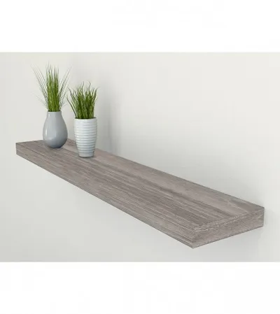 MASTER Polica drvena 80x23,5x3,8cm sivi hrast SL13P013-DO