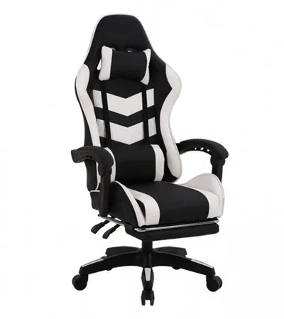 MASTER Stolica gaming crno-bijela DC55T