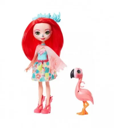 MATTEL Igračka lutka Enchantimals sa flamingom 187441