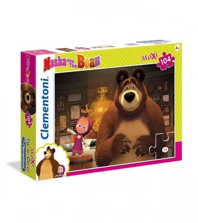 CLEMENTONI Igračka puzzle Maša i medo 104/1 184067