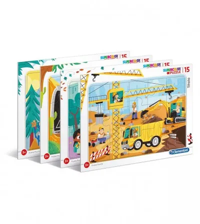 CLEMENTONI Igračka puzzle transportna sredstva 15/1 187952