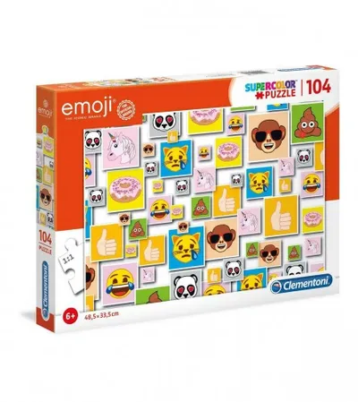 CLEMENTONI Igračka puzzle Emoji Supercolor 104/1 187834