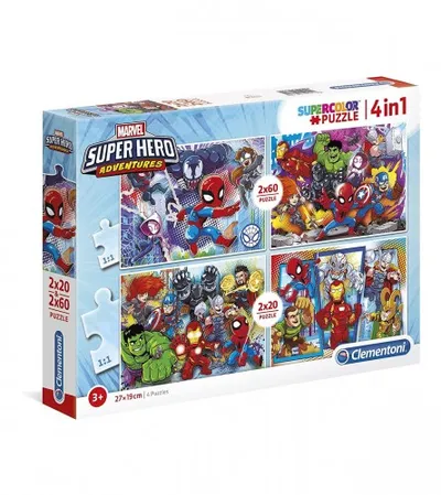 CLEMENTONI Igračka puzzle super heroji 187916