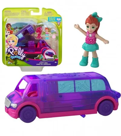 MATTEL Igračka lutkica Polly Pocket u vozilu 174285