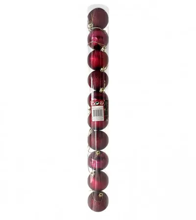 MASTER Kugle ukrasne bordo 10/1 25391