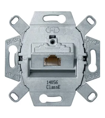 HAGER Jezgro 1xRJ45 CAT.6 klasa E 455401 bijeli