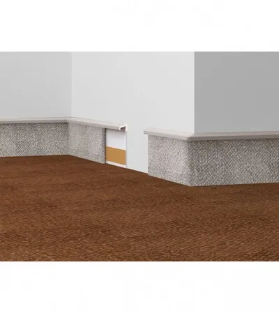 DOELLKEN Lajsna za Itison PVC 2,5m bijela TLE55 K-0117