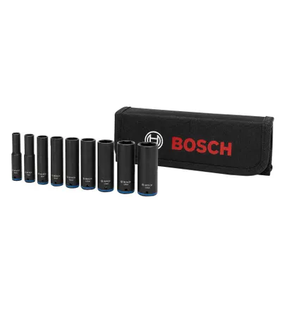 BOSCH Gedora set 9/1 u futroli 6-14mm dugi nastavak