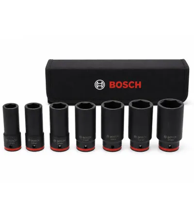 BOSCH Gedora set 7/1 u futroli 19-36mm dugi nastavak